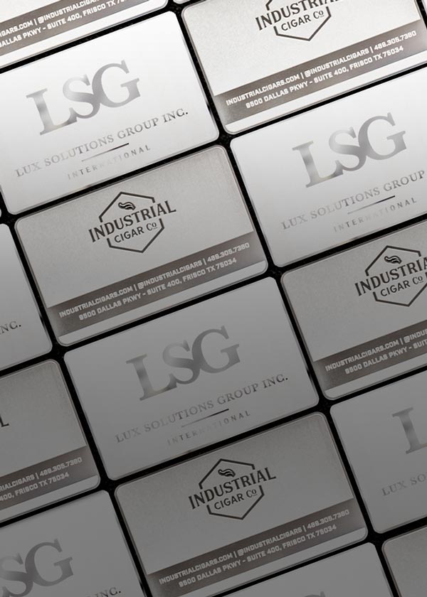 Bg Silver Metal Business Cards M X Metal Kards