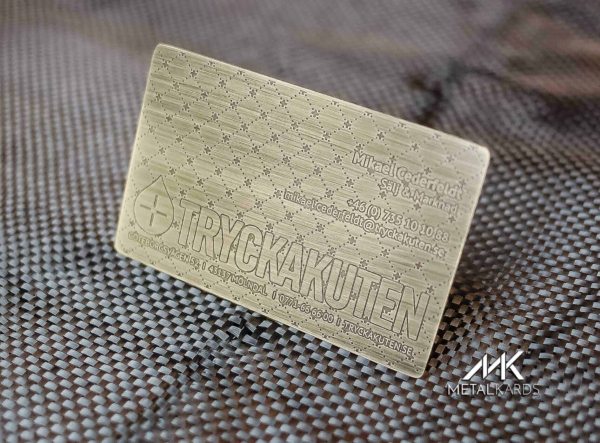 Product Brushed Gold Business Cards