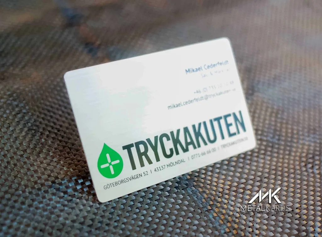 Product Brushed Stainless Steel Card