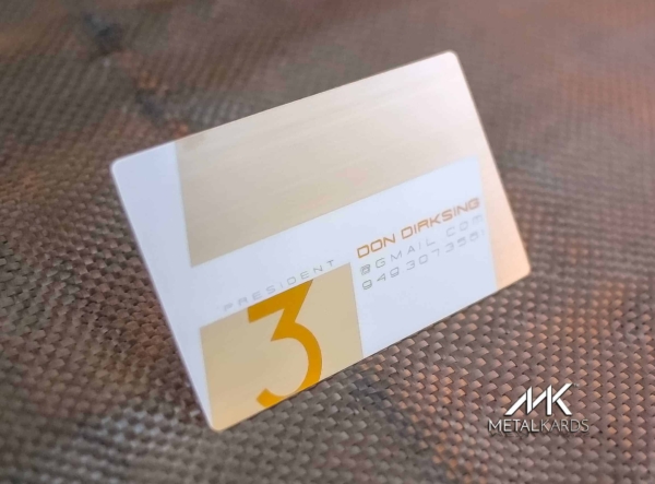 Product Brushed Stainless Steel Cards