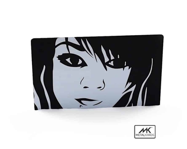 Black And White Metal Cards