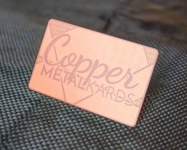 Copper Metal Card