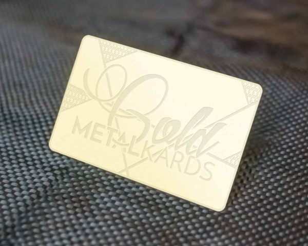 Gold Metal Card