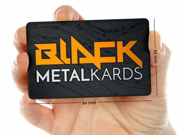 Black Metal Cards