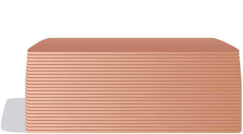 copper metal card