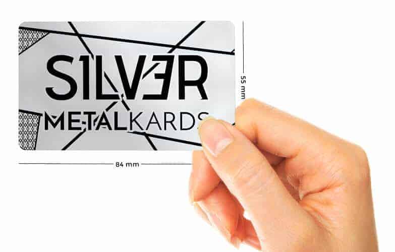 stainless steel card