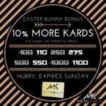 Bonus Metal Cards