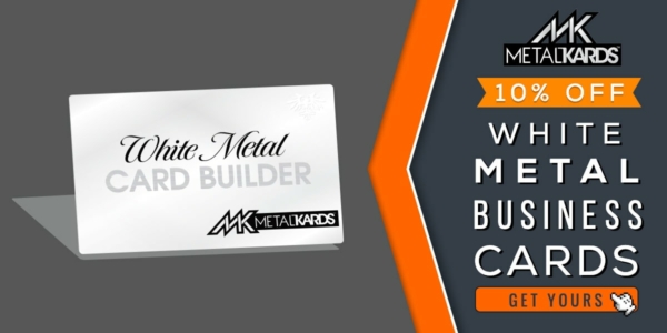White Metal Cards Builder