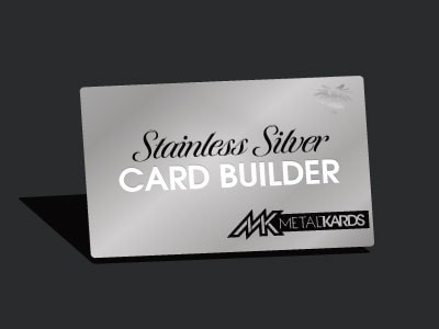 Silver Metal Cards Builder