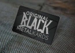 black metal cards