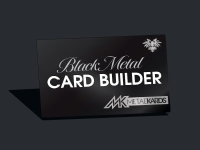 Black Metal Cards Builder