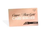 0.7mm Thick Copper Business Card product coppermetalcards builder 01md Copper Metal Cards Builder