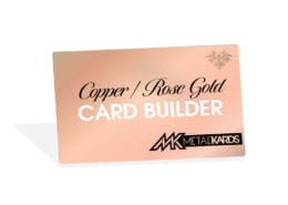 Copper Metal Cards Builder