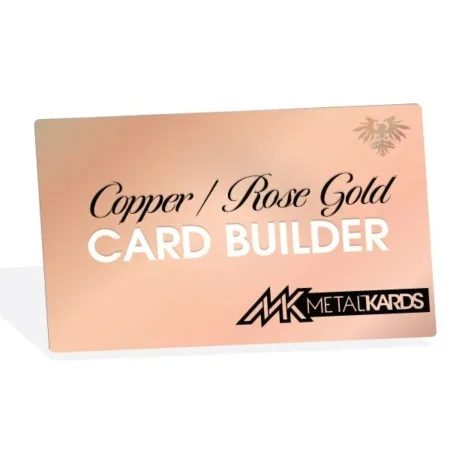 Copper Metal Cards Builder