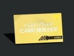Gold Metal Cards Builder product goldmetalcards builder 02sm Gold Metal Cards Builder