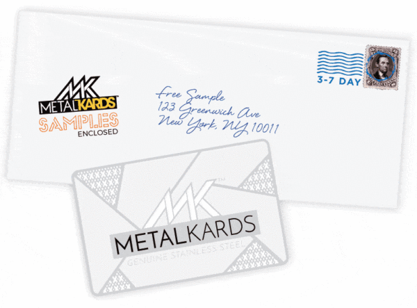 Free Metal Card Samples