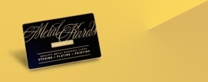 Black Gold Metal Card