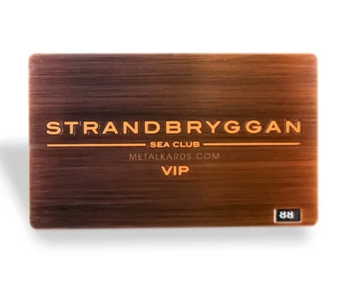 Brushed Copper Cards