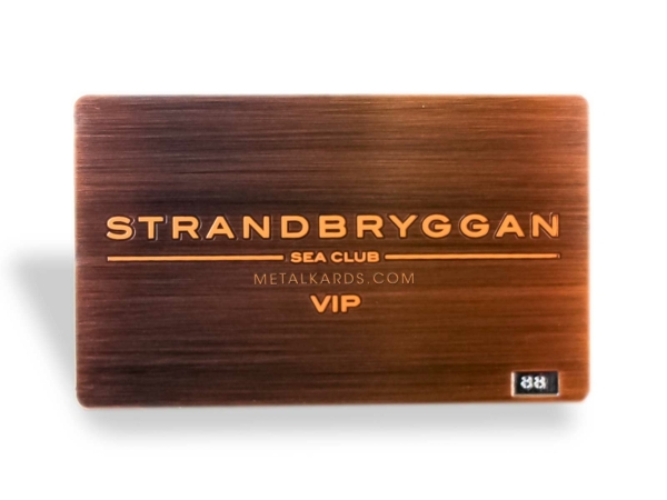 Brushed Copper Cards