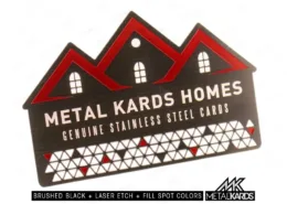 0.5mm Original Black Metal Cards examples brushedblackmetalcard 1 Brushed Black Metal Card