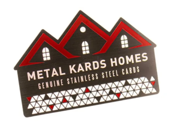 Brushed Black Metal Card