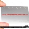 Etch Ruler Metal Card