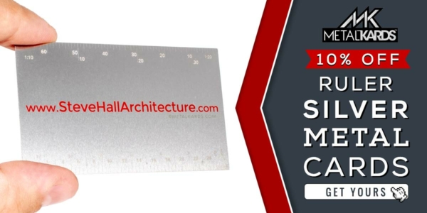 Etch Ruler Metal Card