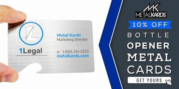 Bottle Opener Business Card