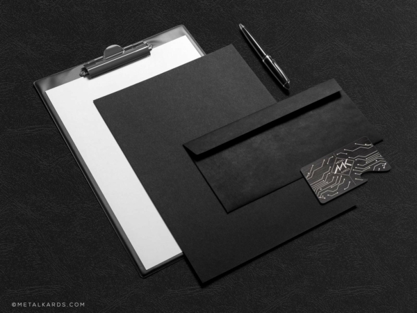 Brushed Black Bottle Opener Card