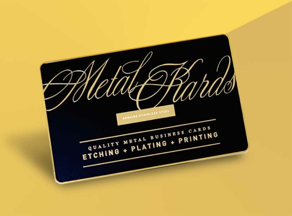 Gold Metal Business Cards
