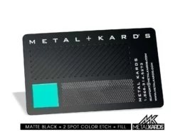 Matte Black Metal Card
