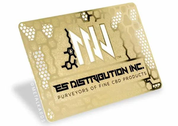 Frosted Gold Metal Card examples frosted gold metal card F600 450 Frosted Gold Metal Card
