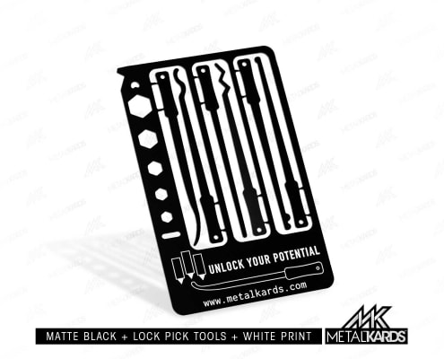 Lock Pick Metal Card