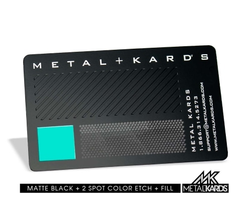 Matte Black Metal Card