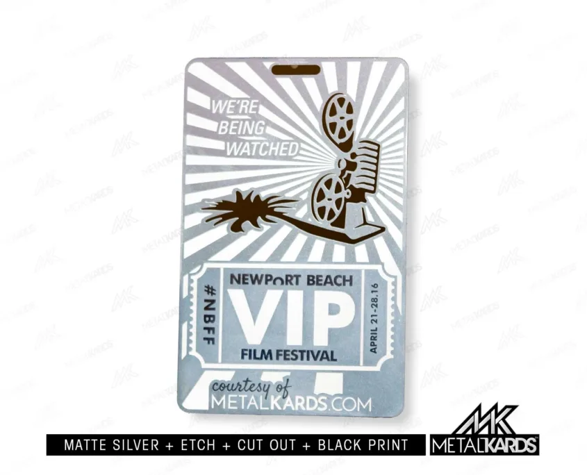 Filim Festival Metal Cards