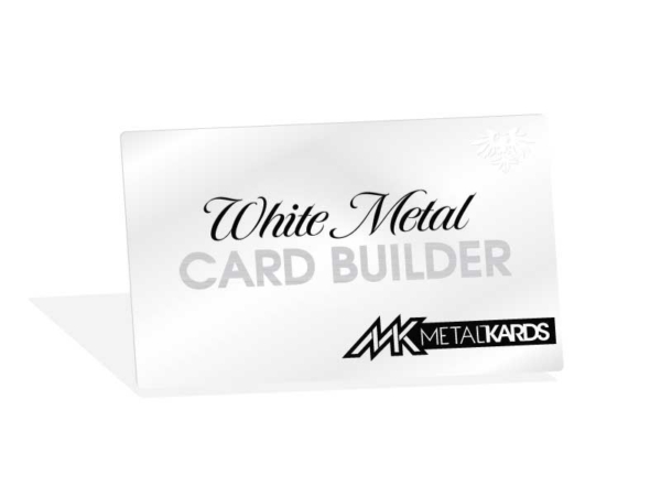 White Metal Business Card