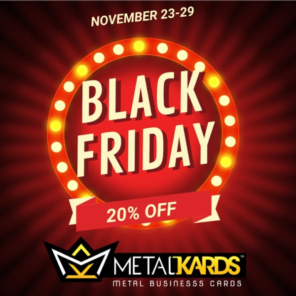 Metal Kards Black Friday Sale