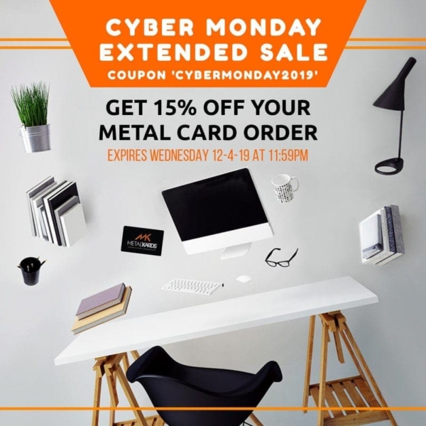 Metal Kards Cyber Monday Coupon
