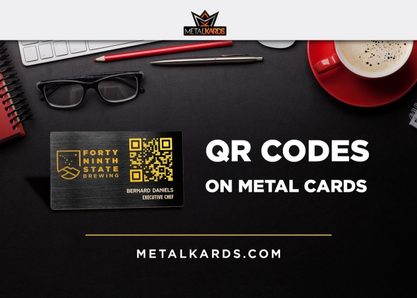 QR Codes on Metal Cards
