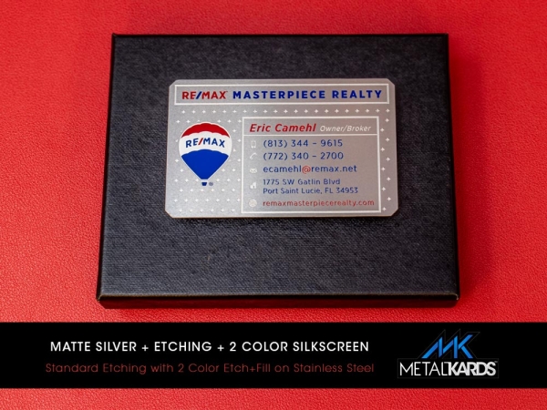 Stainless Steel Remax Metal Business Card