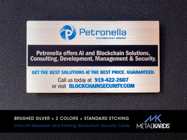 Blockchain Security IT Metal Card
