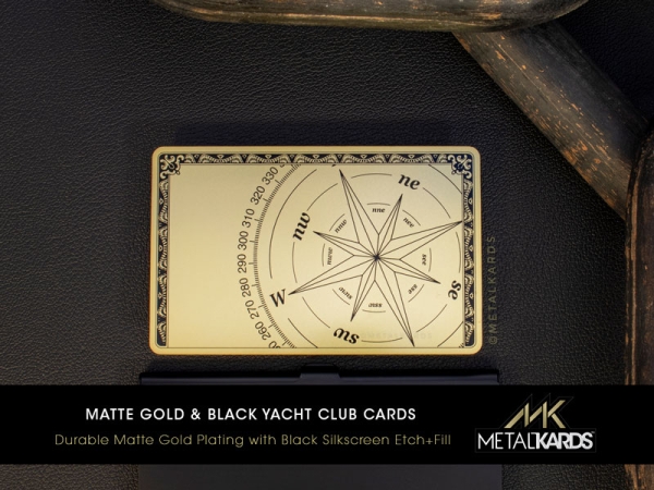 Gold Yacht Club Membership Card Features