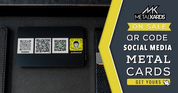 Social Media QR Code Business Cards