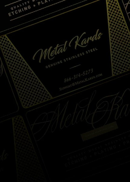 Gold Metal Business Cards