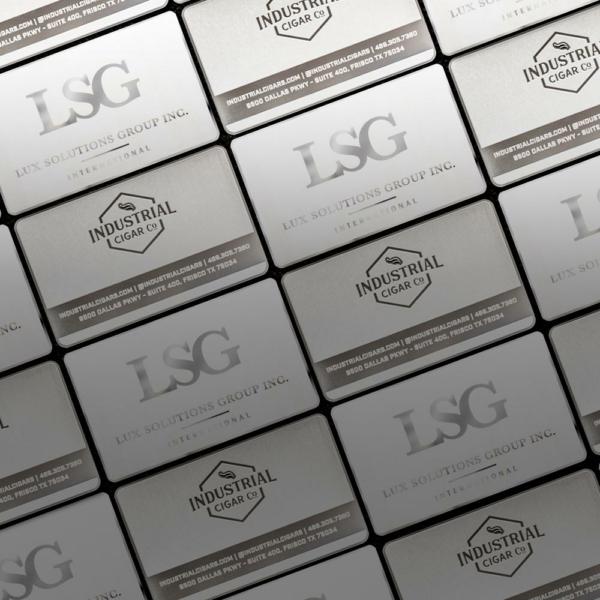 Stainless Steel Metal Business Cards