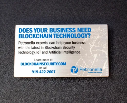 Blockchain Security IT Metal Cards Brushed Silver Blockchain Metal Cards 800x600 1 Brushed Silver Blockchain Metal Cards
