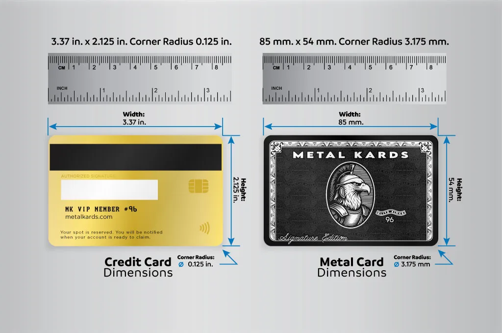 What Are Standard Credit Card Dimensions  Size Guide & More