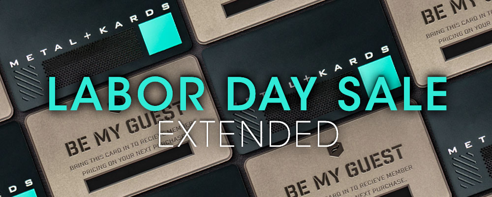Labor Day Sale Extended