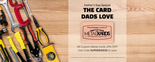 Fathers Day Metal Cards