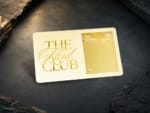 Metallic Gold Lettering Business Cards